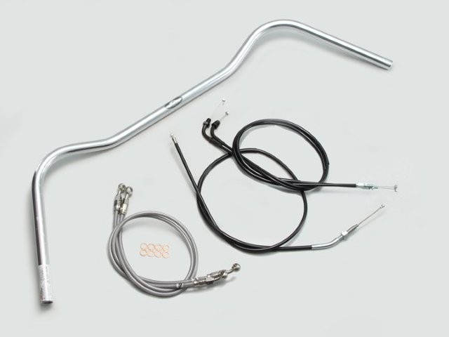 要納期確認 HARRICANE ハリケーン ワイドローオールド2型 ハンドルSET CB400SF VTEC/II/III(99~07) クロームメッキ H009-075C