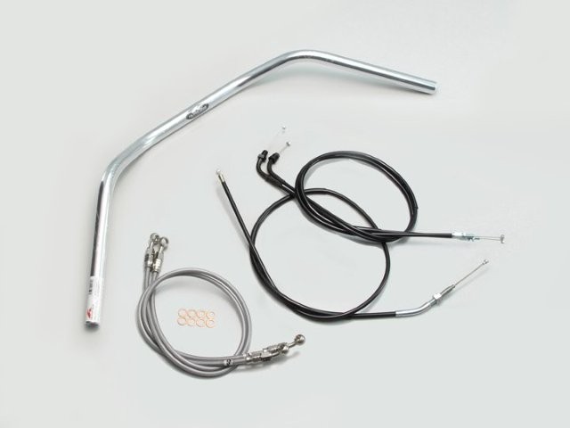 要納期確認 HARRICANE ハリケーン 80クラシック ハンドルSET CB400SF VTEC/II/III(99~07) クロームメッキ H009-079C 19,364円