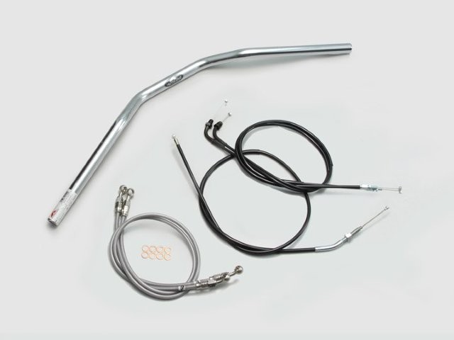要納期確認 HURRICANE ハリケーン スーパーバイクLOW ハンドルSET CB400SB(05~07 NC39) クロームメッキ H011-042C 18,889円