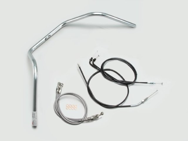 要納期確認 HARRICANE ハリケーン 250ドレッサー ハンドルSET CB400SB(05~07 NC39) クロームメッキ H011-081C