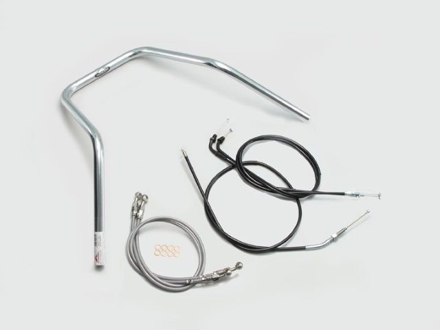 要納期確認 HARRICANE ハリケーン ウルトラナロー ハンドルSET CB400SB(05~07 NC39) クロームメッキ H011-086C
