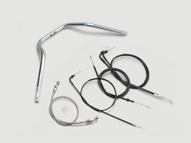 要納期確認 HURRICANE ハリケーン ナロー4型 ハンドルSET CB400SS クロームメッキ H012-048C 14,864円