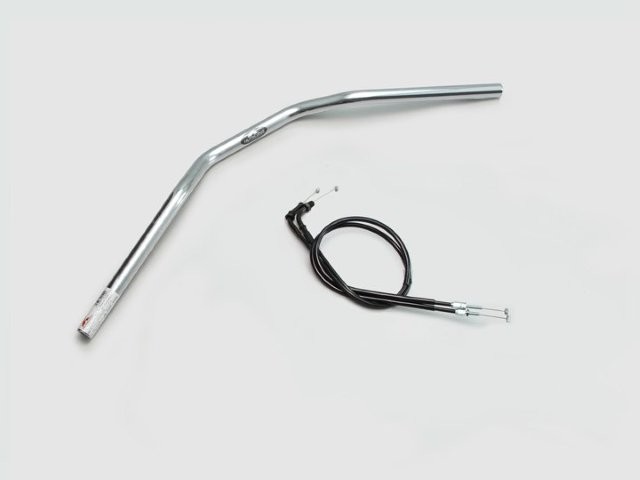 要納期確認 HURRICANE ハリケーン スーパーバイクLOW ハンドルSET VTR250(09-17 FI車) クロームメッキ H013-042C