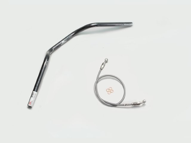 要納期確認 HURRICANE ハリケーン ヨーロピアン2型 ハンドルSET ホーネット250 ブラック H015-071B