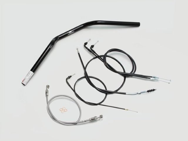 要納期確認 HURRICANE ハリケーン BMコンチ3型 ハンドルSET GB250クラブマン(95~) ブラック H016-041B
