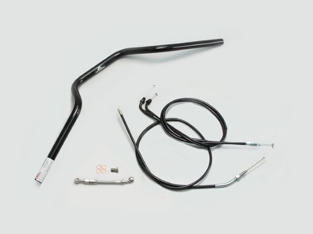 要納期確認 HURRICANE ハリケーン ヨーロピアン3型 ハンドルSET CB400SB(14-21 ABS車) ブラック H026-072B