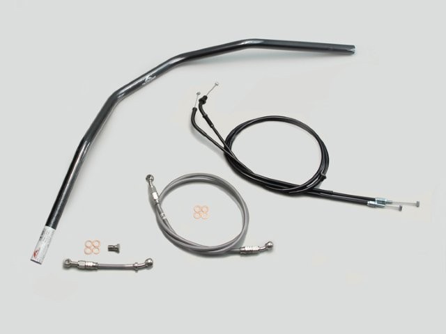 要納期確認 HARRICANE ハリケーン スーパートラッカー ハンドルSET CB1300SF(10-13 ABS車) ブラック H029-032B