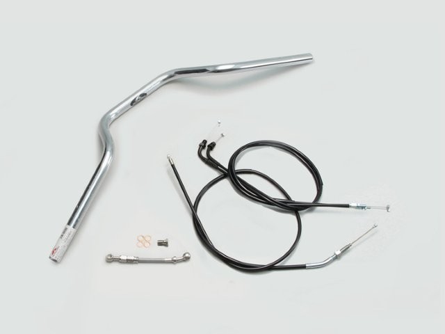 要納期確認 HURRICANE ハリケーン ヨーロピアン3型 ハンドルSET CB400SF(08~13 ABS車) クロームメッキ H030-072C