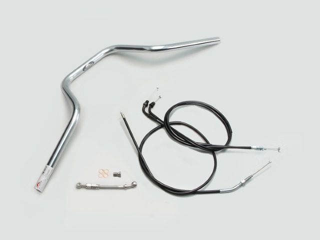 要納期確認 HURRICANE ハリケーン ヨーロピアン4型 ハンドルSET CB400SF(08~13 ABS車) クロームメッキ H030-073C