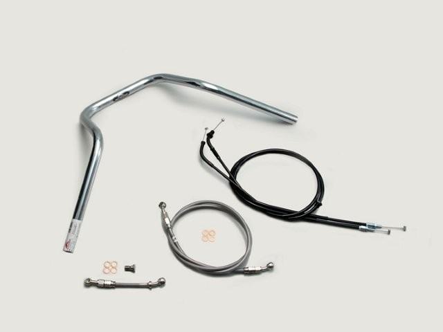 要納期確認 HARRICANE ハリケーン ナロー5型 ハンドルSET CB1300SB(10~13 ABS車) クロームメッキ H037-049C