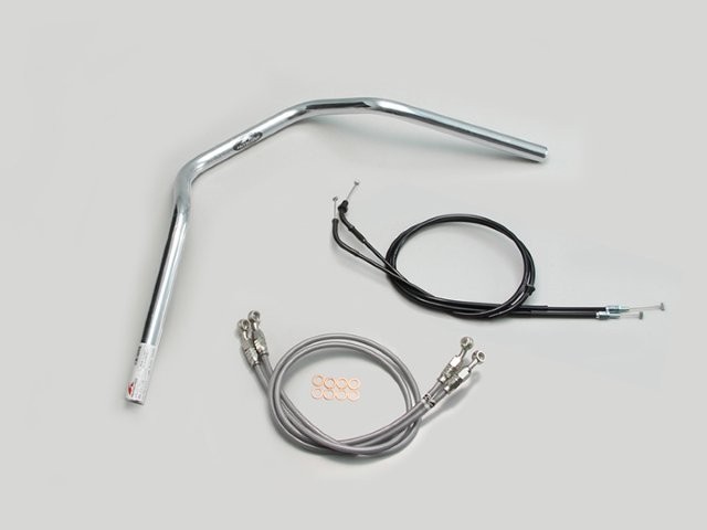 要納期確認 HURRICANE ハリケーン ナロー3型 ハンドルSET CB1300SB(10~13 ABS無し車) クロームメッキ H038-047C