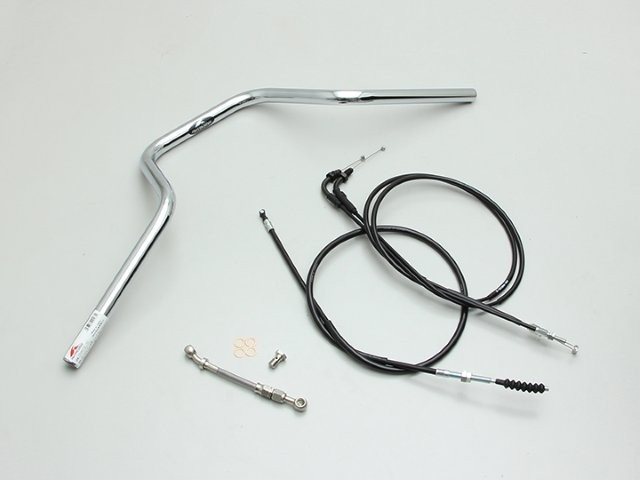 要納期確認 HURRICANE ハリケーン ヨーロピアン4型 ハンドルSET GB350 -22 クロームメッキ H040-073C