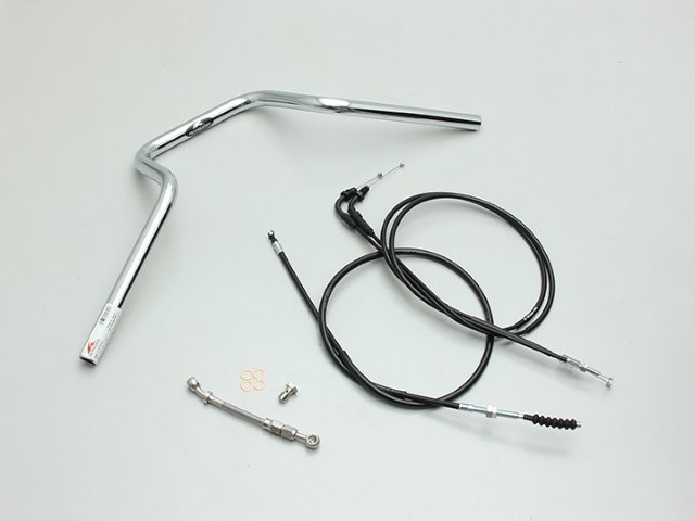 要納期確認 HURRICANE ハリケーン クォーター4型 ハンドルSET GB350 23 クロームメッキ H041-904C