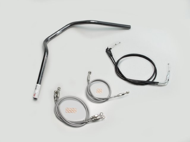 要納期確認 HURRICANE ハリケーン POLICE 3型 ハンドルSET XJR1300(07- RP17J) ブラック H301-067B