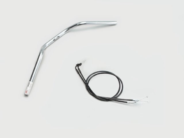 要納期確認 HURRICANE ハリケーン ヨーロピアン2型 ハンドルSET SR400/500(88~00 CVキャブ車) クロームメッキ H305-071C