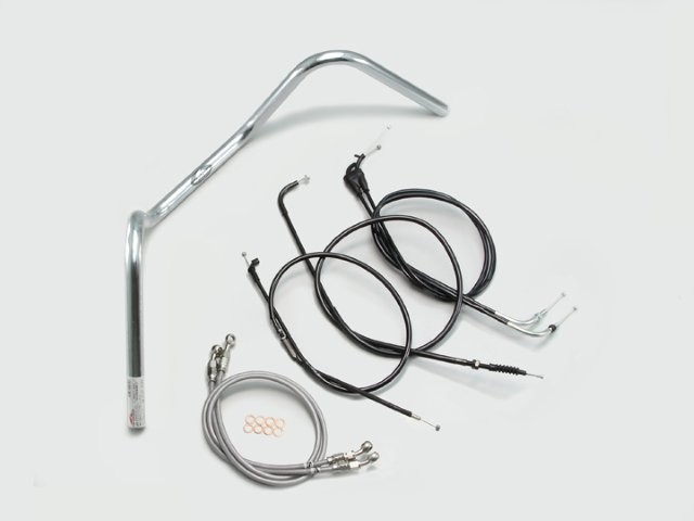 要納期確認 HURRICANE ハリケーン 200アップ1型 ハンドルSET XJR400R(98-00) クロームメッキ H308-010C