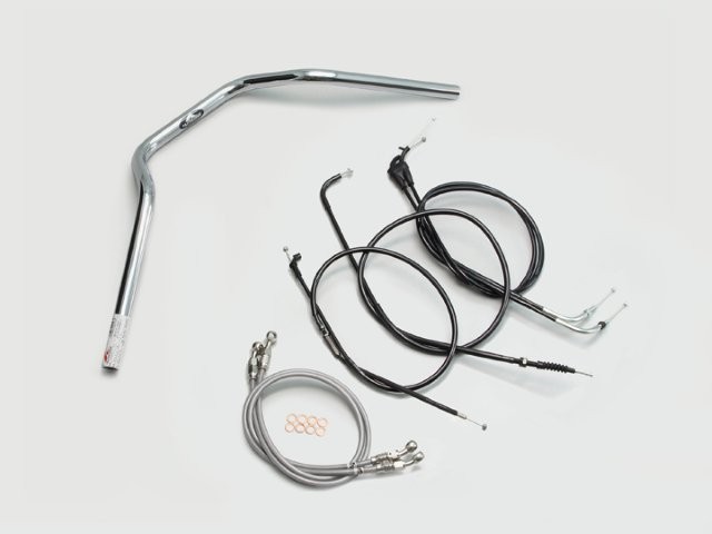 要納期確認 HURRICANE ハリケーン POLICE 3型 ハンドルSET XJR400R(98-00) クロームメッキ H308-067C