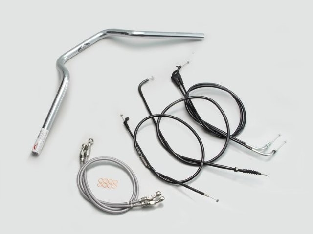 要納期確認 HURRICANE ハリケーン クォーター3型 ハンドルSET XJR400R(98-00) クロームメッキ H308-903C