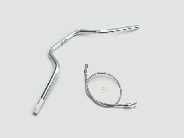 要納期確認 HURRICANE ハリケーン ヨーロピアン4型 ハンドルSET バンバン200(-07 NH41A キャブ車) クロームメッキ H505-073C