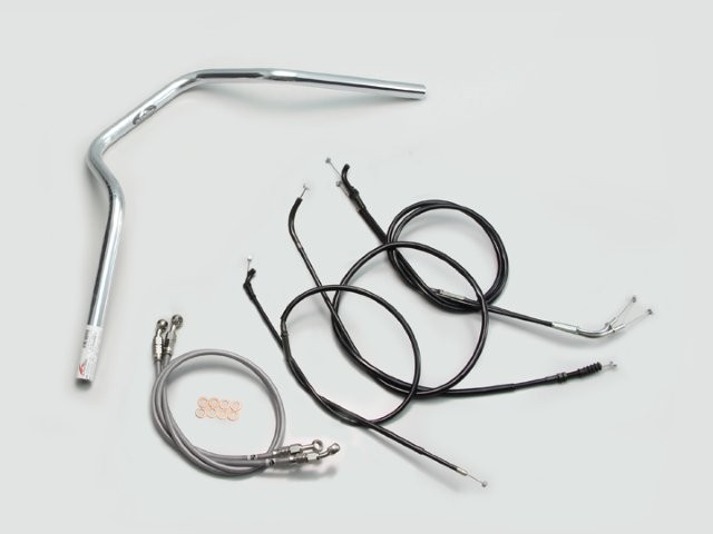 要納期確認 HURRICANE ハリケーン POLICE 4型 ハンドルSET ゼファー750/RS クロームメッキ H704-068C