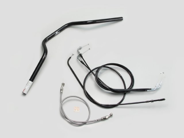 要納期確認 HURRICANE ハリケーン ヨーロピアン3型 ハンドルSET W800 ブラック H705-072B