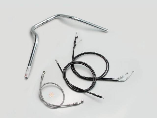 要納期確認 HURRICANE ハリケーン ナロー5型 ハンドルSET W400 クロームメッキ H706-049C