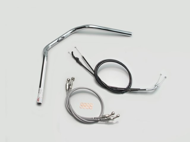 要納期確認 HURRICANE ハリケーン ナロー2型 ハンドルSET ZRX400/II クロームメッキ H708-046C 17,237円