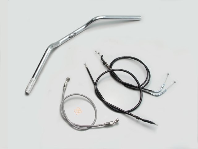 要納期確認 HURRICANE ハリケーン コンチ2型 ハンドルSET Z250(13-14 ABS無し) クロームメッキ H714-002C
