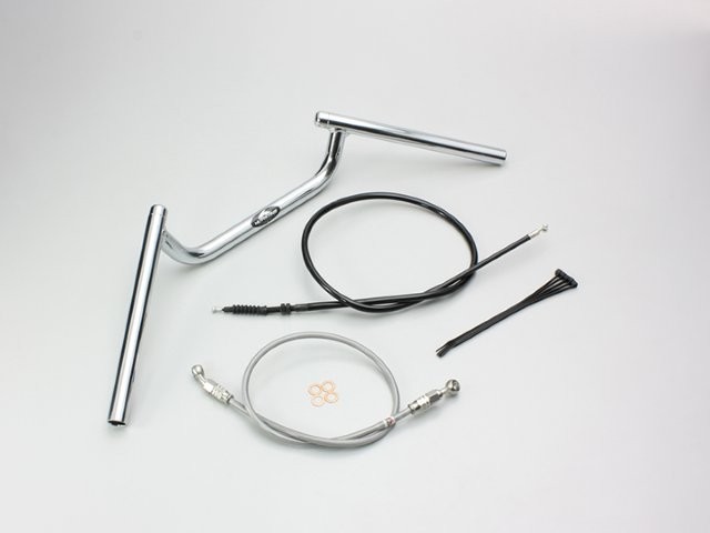 要納期確認 HURRICANE ハリケーン コンドル ハンドルSET Z250(13-14 ABS無し) クロームメッキ H714-020C