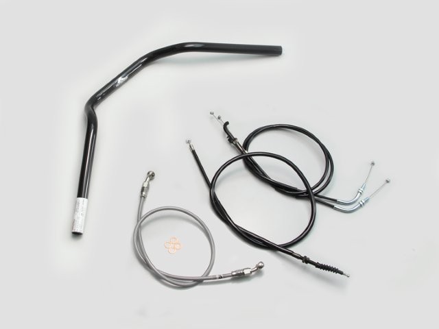 要納期確認 HURRICANE ハリケーン POLICE 2型 ハンドルSET Z250(13-14 ABS無し) ブラック H714-070B