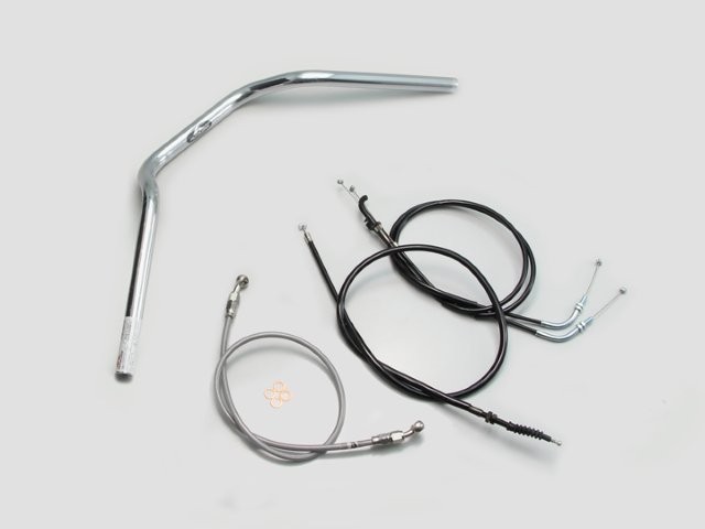 要納期確認 HURRICANE ハリケーン POLICE 2型 ハンドルSET Z250(13-14 ABS無し) クロームメッキ H714-070C