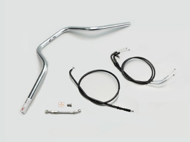 要納期確認 HURRICANE ハリケーン ヨーロピアン4型 ハンドルSET Z900RS クロームメッキ H715-073C