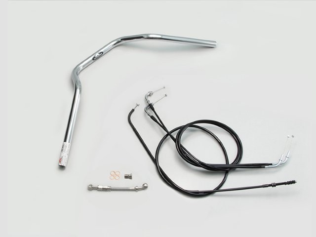 要納期確認 HURRICANE ハリケーン POLICE 3型 ハンドルSET W800 20 クロームメッキ H717-067C