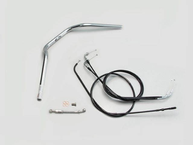 要納期確認 HURRICANE ハリケーン POLICE 2型 ハンドルSET W800 20 クロームメッキ H717-070C