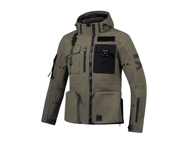 IXON（イクソン）M-NIGHT WP A 秋冬オールシーズンジャケット(KHAKI/BLACK) サイズ:3XL 105101088-8010-3XL