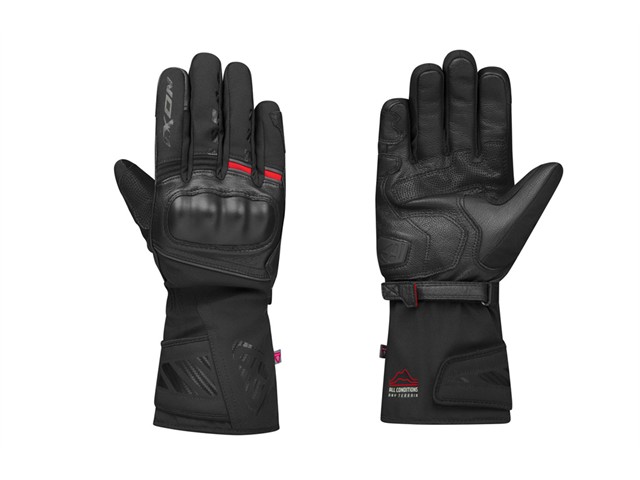 IXON（イクソン）PRO RESCUE 3 ウインターグローブ(BLACK/RED) サイズ:S 300111082-1058-S の商品写真