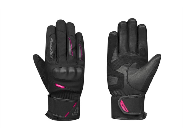 IXON（イクソン）PRO RUSSEL 2 レディースウインターグローブ(BLACK/FUSHIA) サイズ:S 300112031-1073-S