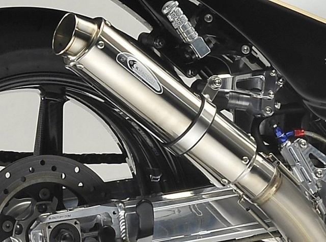 K-FACTORY ケーファクトリー モトGPラウンドサイレンサー（真円） 汎用：サイレンサーのみ 000KPECGAA4540