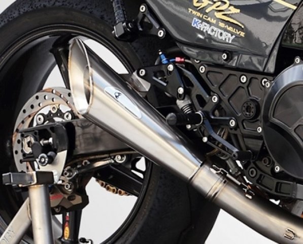 K-FACTORY ケーファクトリー メガホンサイレンサー チタン 000PNZBYFK0000｜MOTO-OCC 店
