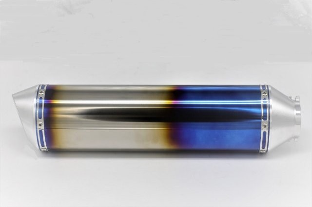 K-FACTORY ケーファクトリー オーバルサイレンサー（汎用）差込部･エンド部ビレット仕様:400L 000PZZZZBG0160