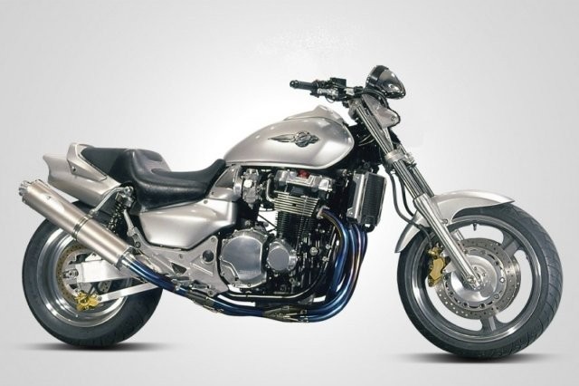 K-FACTORY ケーファクトリー (セミオーダー) チタン フルエキゾースト 1本出し (X-4) 002KABAAAK2121|MOTO-OCC 店