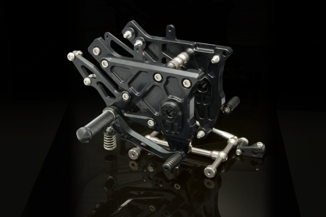 K-FACTORY ケイファクトリー ライディングステップ スーパーブラック Kawasaki カワサキ (GPZ900R) 112MZBR0844