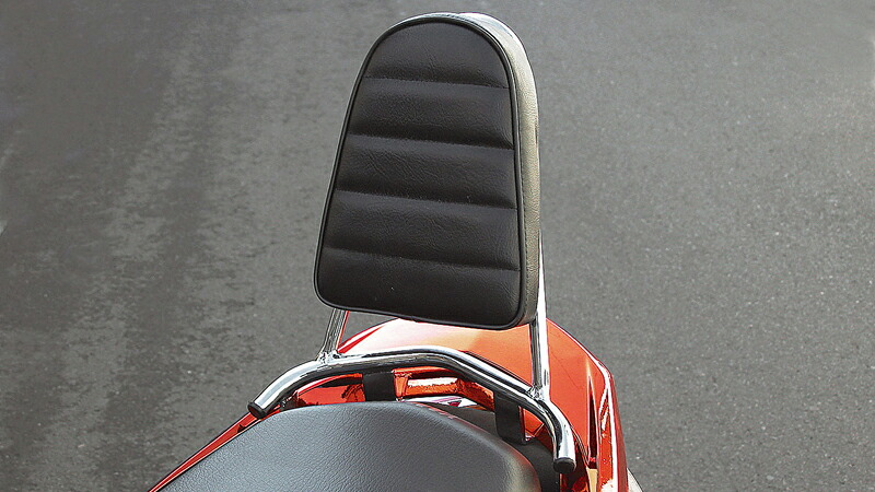 在庫有り バックレスト メッキ NEWシグナスX(07)SE44J KIJIMA キジマ 210-0005