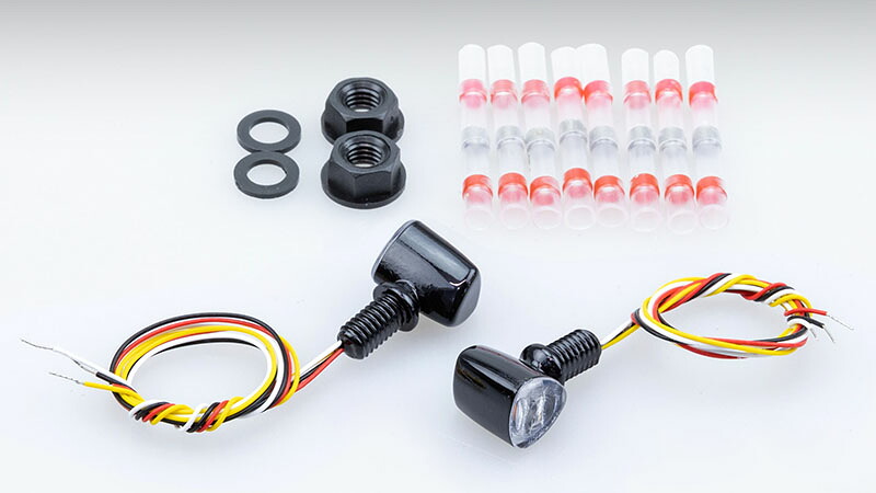 在庫有り ウインカー＆テールランプ Nano2 トライアングルスタイル コンビランプ アンバー2.1W・レッド0.5W/1.9W 2個 KIJIMA キジマ 219-5200