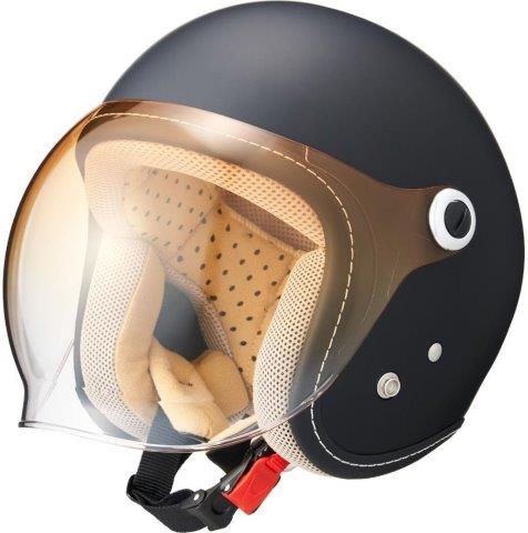 Marushin マルシン工業 マルシンコウギョウ MCJ7 BUBBLE RIDER WOMEN レディース レディースカラー:マットブラック Lサイズ(56cm-57cm)｜MOTO-OCC 店