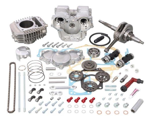 要納期確認 KITACO キタコ 181cc DOHC ボアアップ KIT HONDA グロム/モンキー 125 シルバー 215-1432900