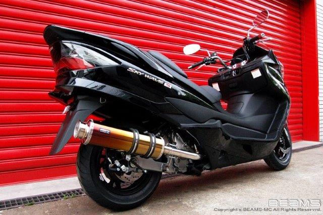 BEAMS ビームス マフラー フルエキゾースト SS400チタン SKYWAVE CJ44 B310-18-000