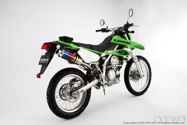 BEAMS ビームス マフラー フルエキゾースト SS300チタン アップタイプ フルエキ KLX250 LX250S B408-09-003