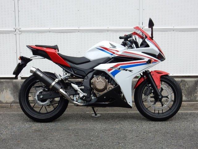 WR’S ダブルアールズ マフラー ラウンド・カーボンサイレンサー スリップオン BC1430JM
