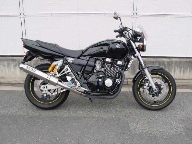 WR’S ダブルアールズ マフラー ラウンド・ステンレスサイレンサー スリップオン XJR400R BF2403JM